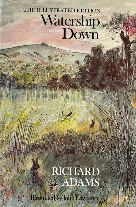 Cover of the childhood classic book Watership Down by Richard Adams.